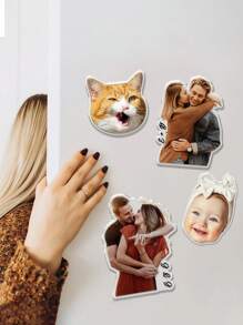 Custom Photo Fridge Magnets, Fridge Magnet Decorations With Photo Designs, Personalized Magnet Fridge Magnets, Photo Face Magnets, Custom Face Magnets, Funny Photo Magnets, Dog Photo Magnets, Photo Magnets, Home, Office, School, Car Decorations, Fashionable, Colorful, Cute, Simple, Kawaii, Unique Personalized Custom Gifts,