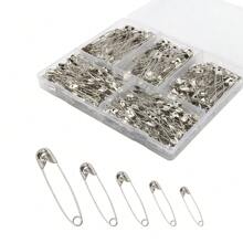 150 Pins Paper Clips Set In Five Boxes Dress Accessories Pin For Clothes Bag Charm School Office Accessories Shirts Jacket Jewelry Christmas Halloween Clothes Pin Funny Cute Teacher Gifts Halloween Accessories Teachers Day
