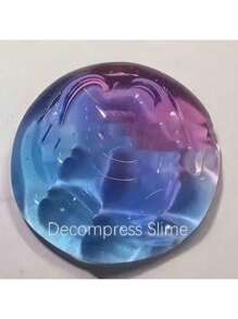 Blue Crystal Slime, Transparent Seawater Blue Large Soft Squeezy Stress Relief & Fresh Green Haze Sea Slime Pale Blue Play Dough