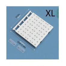 1pc Cabinet No Drill Divider Shelf Storage Organizer, Adjustable Closet Rack For Wardrobe, Cabinet, Shoe Rack, Kitchen Sink Storage Holder - Multicolor - View 9