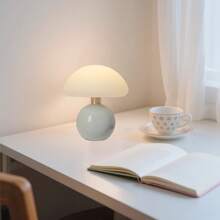 1 Piece, Modern LED Decorative Desk Lamp, Cream Style, USB Power Supply, Button Switch, Tri Color Lighting, Adjustable Brightness, Mushroom Shaped Desk Lamp, Suitable For Dormitory, Study, Reading And Home Decoration Night Lights, Can Be Used As Valentine's Day And Birthday Gifts