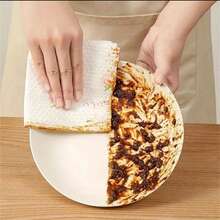 1 Roll (200 Sheets) / 1 Roll (100 Sheets) / 1 Roll (50 Sheets) Super Soft Microfiber Non-Woven Kitchen Paper Towels, Suitable For Kitchen, Bathroom, Outdoor - Great For Christmas Party Cleaning And As Gifts, Bathroom Essential | Decorative Towels