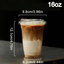 Reusable Acrylic Clear Insulated Cup Lid - Suitable For Cold & Hot Beverages, Iced Coffee, Milkshakes, Cold Drinks, Outdoor Picnics, Birthday Parties And Everyday Use - Multipurpose, Easy To Clean