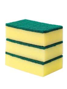 1pc Dishwashing Liquid Press Clean Pot Brush Kitchen Type Automatic Filling Box Cleaning Cloth Dishwashing Pot Brush Soap Liquid Box - Multicolor - View 3