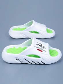 Nuove ciabatte da massaggio in spugna per coppie, da usare in casa o all'aperto, ciabatte sportive fresche, ciabatte piatte in EVA, scarpe casual, scarpe sportive con fondo spesso e alla moda