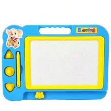 1pc Cartoon Black & White Graffiti Rewritable Drawing Board, Student Doodle Writing Board