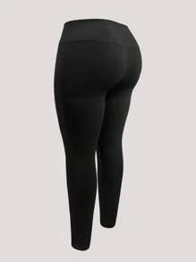 6pecil Leggings a vita alta, taglie forti per donne, morbidi ed elastici, con design snellente, adatti per yoga, running, palestra e uso quotidiano casual, ideali per donne attive