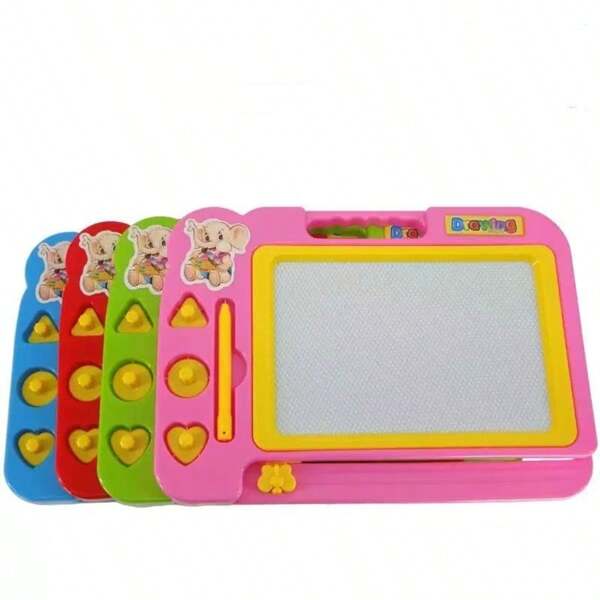 1pc Cartoon Black & White Graffiti Rewritable Drawing Board, Student Doodle Writing Board
