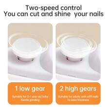 Cortaúñas eléctrico recargable por USB - Automático, portátil, multifuncional, con diseño anti-pellizco para manos, pies y uñas