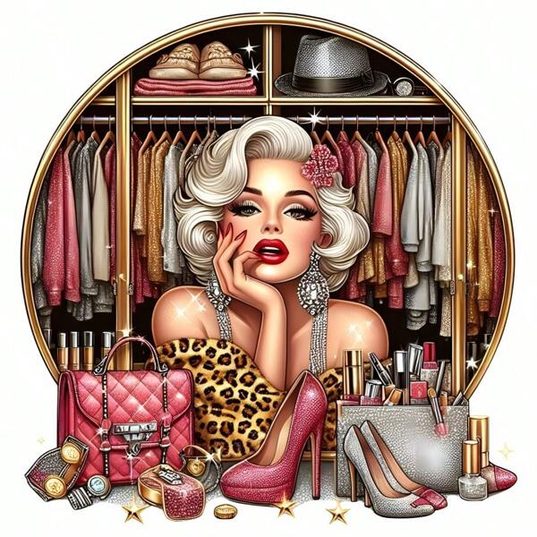 1pc/2pcs/3pcs/Beauty's Wardrobe, Cosmetics Themed Style, Clothing Patches DIY A-Level Washable Stickers, Clothes Heat Transfer Stickers, Women's/Men's T-Shirts, Backpacks, Pillows, Decorative Badges, Labels, Baseball Caps, Backpacks, Etc