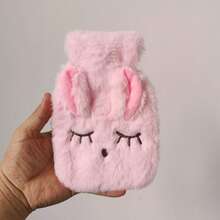1 calentador de agua caliente de peluche extraíble, con forma de conejo de peluche, recargable. - Multicolor - Ver 7