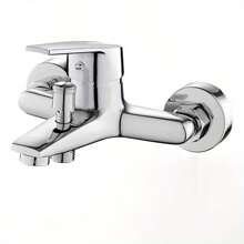 Bathtub Faucet Wall Mounted Shower Faucets Bathroom Mixing Valve Hot Cold Water Tap Household Toilet Single Handdle Tap