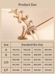 2 Pairs Plus Size Wing Invisible Push Up Bras Wire Free With Drawstring Self Adhesive Backless Lifting Effect Deep V Bras Women's Underwear And Lingerie Accessories