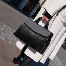 Women Top Handle Bags - 蟒蛇紋 - 查看 2