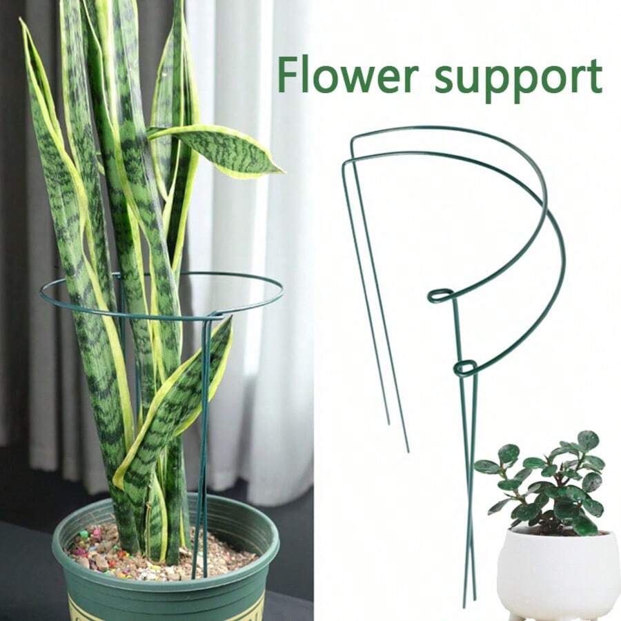 Metal Plant Support Frame, Wrought Iron Flower Stand, Suitable For Indoor And Outdoor Plants, Green Plastic Anti-Corrosion Surface, Freestanding Flower Stand, Suitable For Corners, Courtyards, Living Rooms, Multi-Layers, Green Plant Stand
