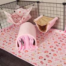 1pc Layer All-Season Small Pet Mat - Breathable Top, Quick-Absorb Middle, Waterproof Base & Non-Slip Bottom For Chinchilla, Rabbit, Ferret And Sugar Glider - Multicolor - View 8