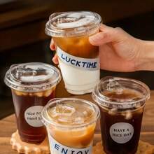 Reusable Acrylic Clear Insulated Cup Lid - Suitable For Cold & Hot Beverages, Iced Coffee, Milkshakes, Cold Drinks, Outdoor Picnics, Birthday Parties And Everyday Use - Multipurpose, Easy To Clean