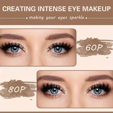 DlY Eyelash Extension Set, 400 D-Curl Individual Eyelash Sets With Eyelash Bond And Seal, Applicator And Remover - For DlY Eyelash Extensions At Home (60D-80D, D-Mix 9-16mm Sets) - 黑色 - 查看 4