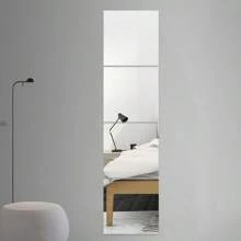 Acrylic Splicing Wall Mirror, Simple Wall-Mounted Dressing Mirror, Suitable For Home DIY Decoration Or Dormitory Use