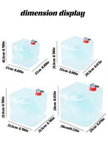 1 pieza Cubo de almacenamiento de agua para acampada al aire libre de 20L, contenedor de agua plegable portátil con grifo, adecuado para acampar, picnic y barbacoa