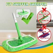 6 PCS Gery Reusable Mop Pads Refills Fit For - Washable Microfiber Wet And Dry Mop Pad Compatible With Sweeper Mops, Perfect For Surface And Hardwood Floor Cleaning(Mop Is NOT Included) ﻿