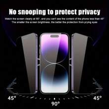 kamyuurs 5 pezzi Pellicola protettiva per lo schermo con protezione della privacy compatibile con 16/16e/16Pro/16Pro Max /15/15 Pro Max /15 Plus/15 Pro/X, XS/XR/XS MAX/14/14 Plus/14 Pro/14 Pro Max/13/13 Pro/13 Mini/13 Pro Max/12/12 Pro/12 Mini/12 Pro Max, Vetro privacy 11/11 Pro/11 Pro Max