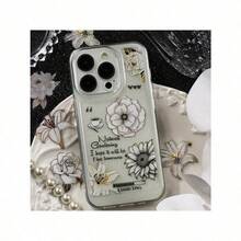 20 张黑白花朵贴纸 PET 材质花卉装饰贴纸，适用于剪贴簿用品、垃圾日记本装饰贴纸、学校用品、返校 - 彩色 - 查看 7