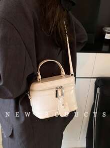 low tea Fashion New Mini Full-Grain Texture Women Handbag Shoulder Bag Satchel Classic Box Bag