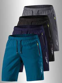 Pantalones cortos de entrenamiento de alto rendimiento para hombres - Flexibles y ligeros para entrenamientos deportivos