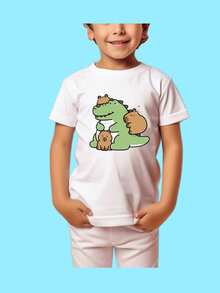 Young Girls T-Shirts - Dusty Blue - View 2