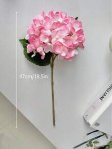 1PC/2PCS/4PCS Artificial Flowers Hydrangea Bouquet DIY Birthday Party Decoration, Wedding Flower Basket, Bride Holding Flowers, Home Furnishings, Dining Room, Bedroom, Windowsill Decoration, Vase Decorations, Valentine'S Day, New Year Decoration, Outdoor Garden Opening Season Artificial Plant