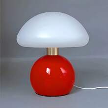 1 Piece, Modern LED Decorative Desk Lamp, Cream Style, USB Power Supply, Button Switch, Tri Color Lighting, Adjustable Brightness, Mushroom Shaped Desk Lamp, Suitable For Dormitory, Study, Reading And Home Decoration Night Lights, Can Be Used As Valentine's Day And Birthday Gifts