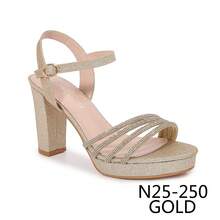 优雅派对细高跟鞋，饰有水钻，厚底高跟鞋