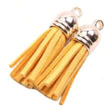 50/80/100 piezas Borlas de 38mm de diámetro a granel de colores variados - Colgantes con borlas para hacer manualidades, llaveros, joyería y talla grande