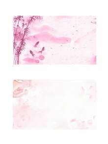 100/200/500张粉色名片，个性化定制双面印刷商务会员卡，高端定制防水覆膜名片，300克铜版纸，多功能，装饰性强，烫金工艺，时尚多彩，可爱，小巧，卡哇伊，现代定制，独一无二，沙漠秋季温馨，办公室装饰，新工作，办公用品