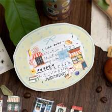 1 件日常生活主题设计合成纸胶带小日常系列适合青少年用于模切、剪贴簿、绘画相册和学校用品学校用品，返校 - 彩色 - 查看 8