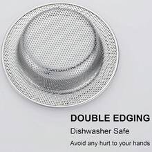 LASSHSWA Kitchen Sink Filter Stainless Steel Kitchen Sink Drain Filter With Handle, Sink Filter With Large Wide Edge Diameter 4. Inches (Approx. 11.4 Cm) Suitable For Kitchen Sink5pcs - Multicolor - View 3