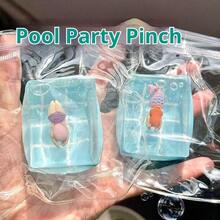 1 件挤压麦芽球减压玩具，生日、节日趣味小礼物 - 彩色 - 查看 4