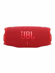 Altavoz Bluetooth portátil, resistente al agua y a los golpes, Charge 6, sonido Pro audaz, mejora de sonido por IA, 28 horas de reproducción, batería portátil incorporada, correa desmontable resistente - Rojo - Ver 3