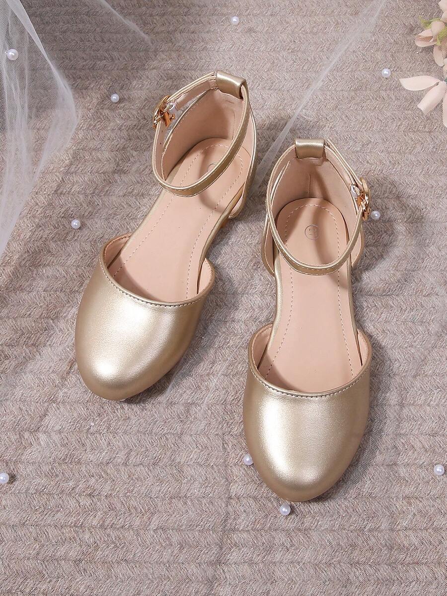 1 Pair Simple And Fashionable Girl's Flat Spring/Autumn Shoes