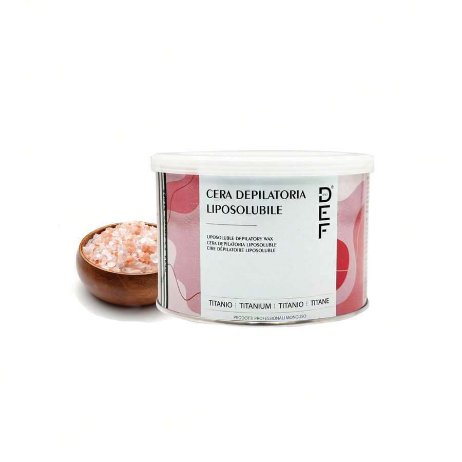 DEF Cera Depilatoria al Miele, Titanio e Azulene in Barattolo da 400ml – Per Scaldacera – Uso Professionale e Domestico