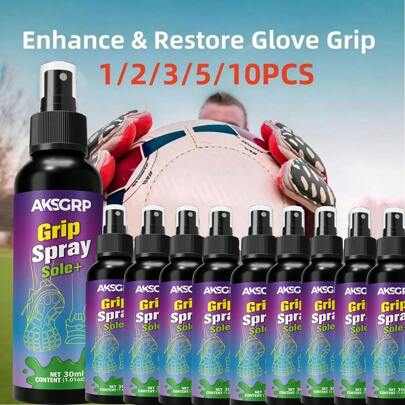 10pcs/Set Goalkeeper Glove Grip Spray - Enhances Performance, Improves Control, And Maximizes Grip Strength For Athletes In Sports Like Tennis, Soccer, Pole Dance, Basketball, Baseball, Golf