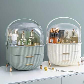 Sanrio 1 pièce Boîte de rangement pour maquillage transparente, boîte d'affichage cosmétique pour le bureau anti-poussière, style tiroir pour rouge à lèvres, masque de beauté. Convient pour la salle de bain, la chambre, la coiffeuse. Idéal pour la Saint-Valentin, cadeau d'anniversaire pour la petite amie