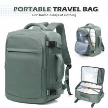 Zaini da viaggio approvati per i voli, in tessuto di nylon impermeabile ad alta capacità, zaini da trekking per computer per uomo e donna, regalo per mamma, papà, figlia, amico, accessori da viaggio unisex, zaini funzionali per business, ragazzi, computer, borse, design con cinghia per il bagaglio, per il ritorno a scuola, per il college, per il business, per l'all'aperto, per il freshman, per il sophomore, regalo per il fidanzato e il papà, zaini per cabina, bagaglio a mano