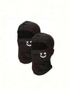 Bộ 1/2/3 Nhiều Món Trang Trí In Hình Mũ Balaclava Cho Nam Và Nữ, Lỗ Đeo Kính, Mặt Nạ Trượt Tuyết, Logo Phản Quang, Mũ Bảo Hiểm, Mặt Nạ Thích Hợp Cho Du Lịch Ngoài Trời Mùa Xuân Và Mùa Hè, Đạp Xe, Đi Bộ Đường Dài, Câu Cá - Nhiều màu - Xem 7