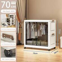 5/4/3/2/1 Layer Children's Wardrobe Organizer Cabinet, Foldable Living Room Bedroom Storage Closet, Large Capacity, Multi-Function Baby Clothes Cabinet - Multicolor - View 24