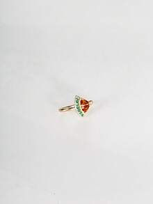 1 chiếc khuyên tai kẹp hình học đính đá Zirconia lấp lánh thời trang mới dễ thương hình ngôi sao nhỏ bằng vàng/bạch kim, phù hợp cho các dịp hàng ngày, tiệc tùng và trang trọng của phụ nữ #ShineYourWay Tỏa sáng sự tự tin, để ánh sáng của bạn tỏa sáng - Vàng - Xem 7