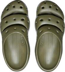 KEEN Men's Yogui Comfortable Slip On Lightweight Clogs - Dark Olive/Dark Olive - View 4