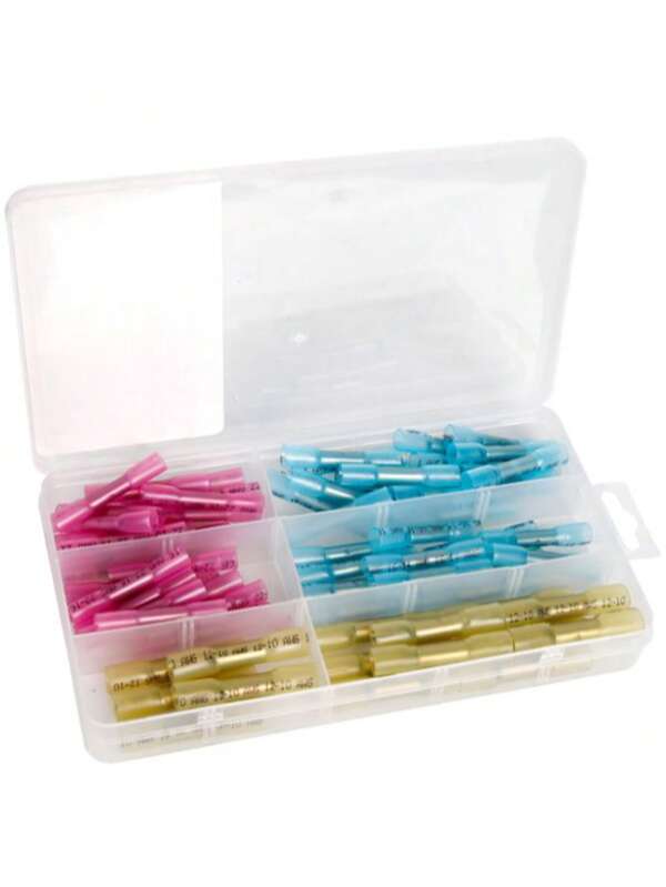 80 stuks grote terminal waterdichte beschermhoes terminal doos rubber isolatie terminal set koudgeperste terminal