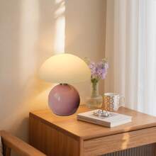 1 Piece, Modern LED Decorative Desk Lamp, Cream Style, USB Power Supply, Button Switch, Tri Color Lighting, Adjustable Brightness, Mushroom Shaped Desk Lamp, Suitable For Dormitory, Study, Reading And Home Decoration Night Lights, Can Be Used As Valentine's Day And Birthday Gifts